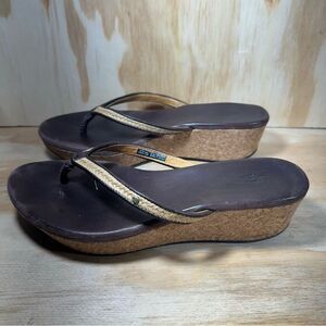 UGG Rafia Wedge Sandals Women’s Size 8